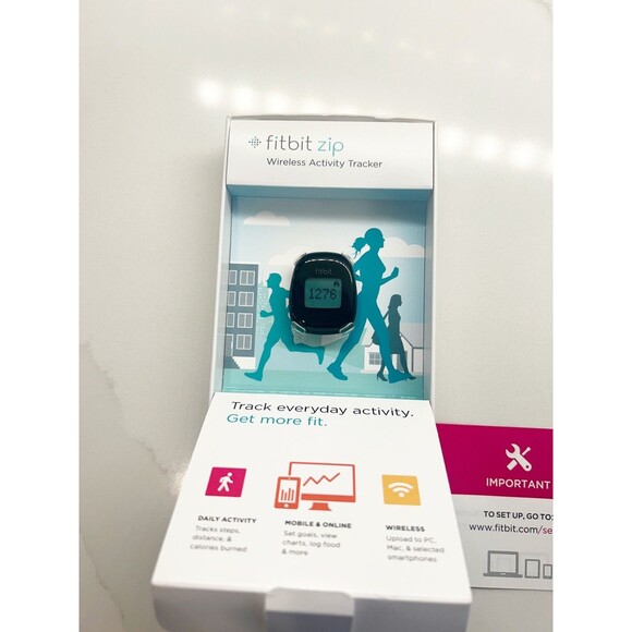FITBIT ZIP WIRELESS ACTIVITY TRACKER FB301C - BLACK - BRAND NEW - Picture 4 of 6
